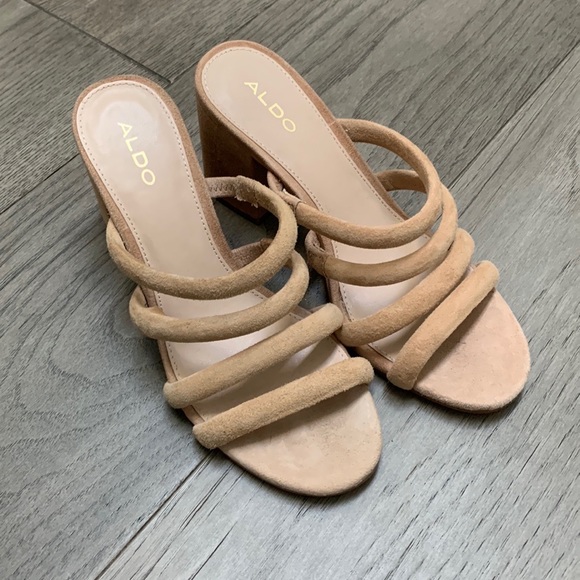 Aldo Suede Strap Mules - Picture 3 of 6